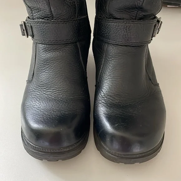 Harley Davidson Womens Boots Tall Twin Strap Sedona Black 85080 Size 6 - Picture 12 of 13